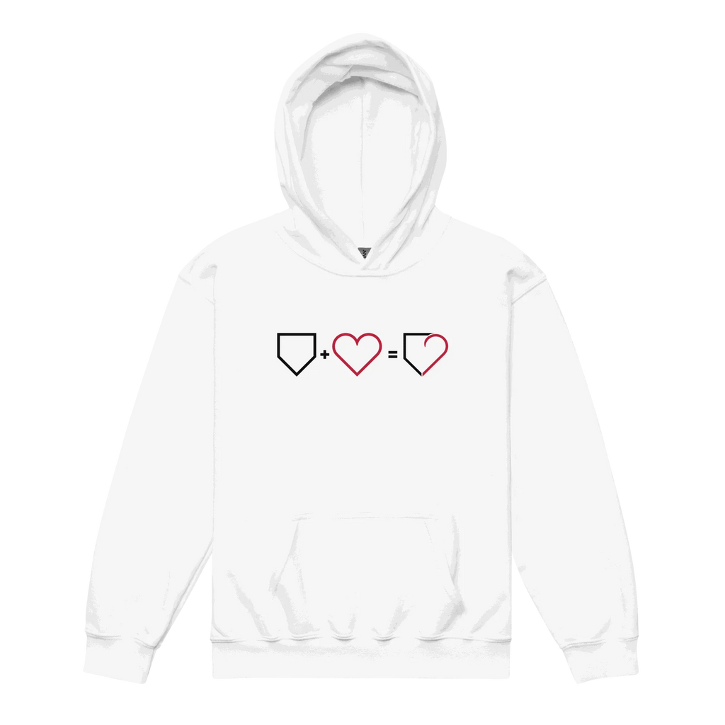 YOUTH HEAVY BLEND HOODIE PLATE HEART PLATEHEART - PlateHeart