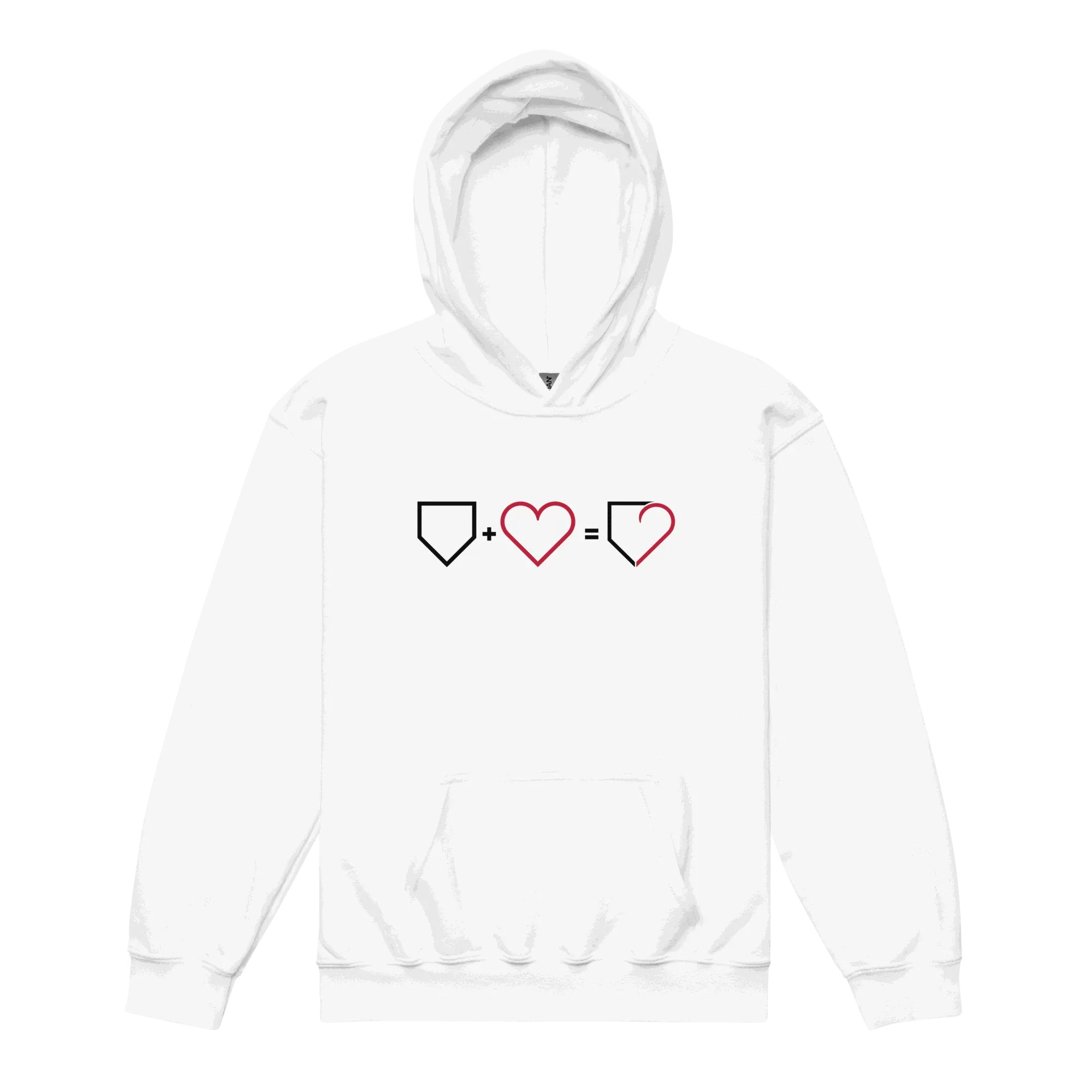 YOUTH HEAVY BLEND HOODIE PLATE HEART PLATEHEART - PlateHeart