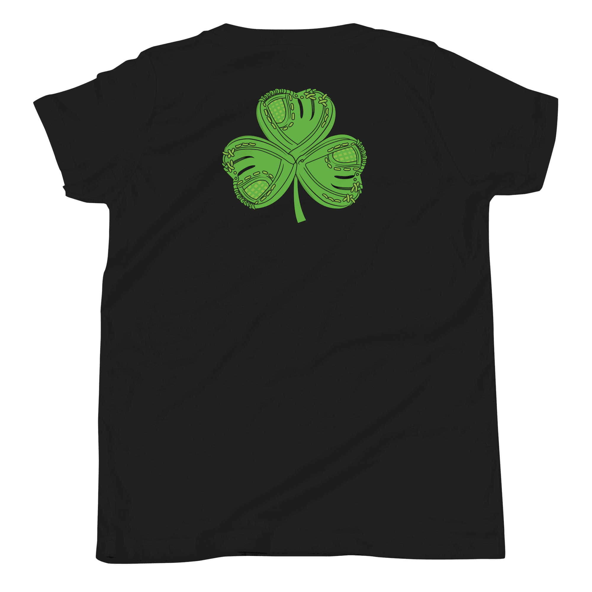 YOUTH SAINT PATRICK'S DAY PLATEHEART BLACK BACK