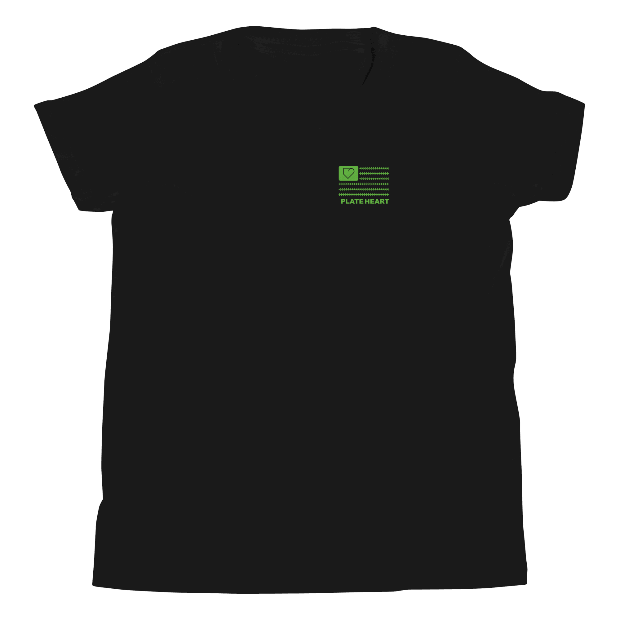 YOUTH SAINT PATRICK'S DAY PLATEHEART BLACK