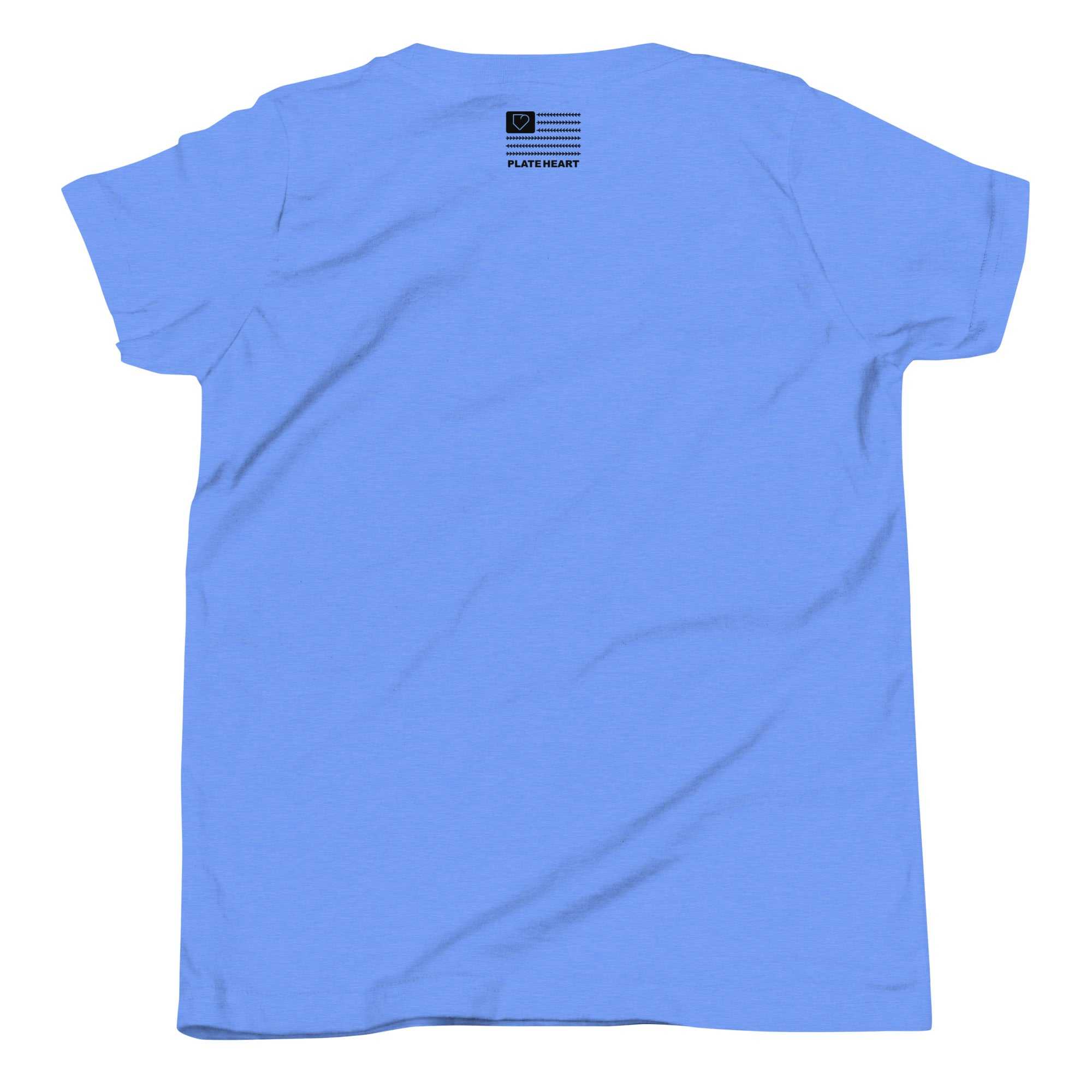 Youth Short Sleeve T-Shirt Lollipop Blue Back