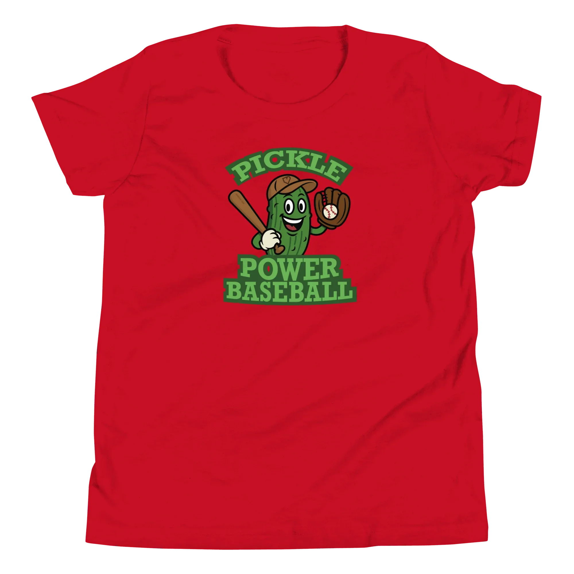 YOUTH PICKLE POWER BASEBALL SHIRT PLATEHEART - PlateHeart