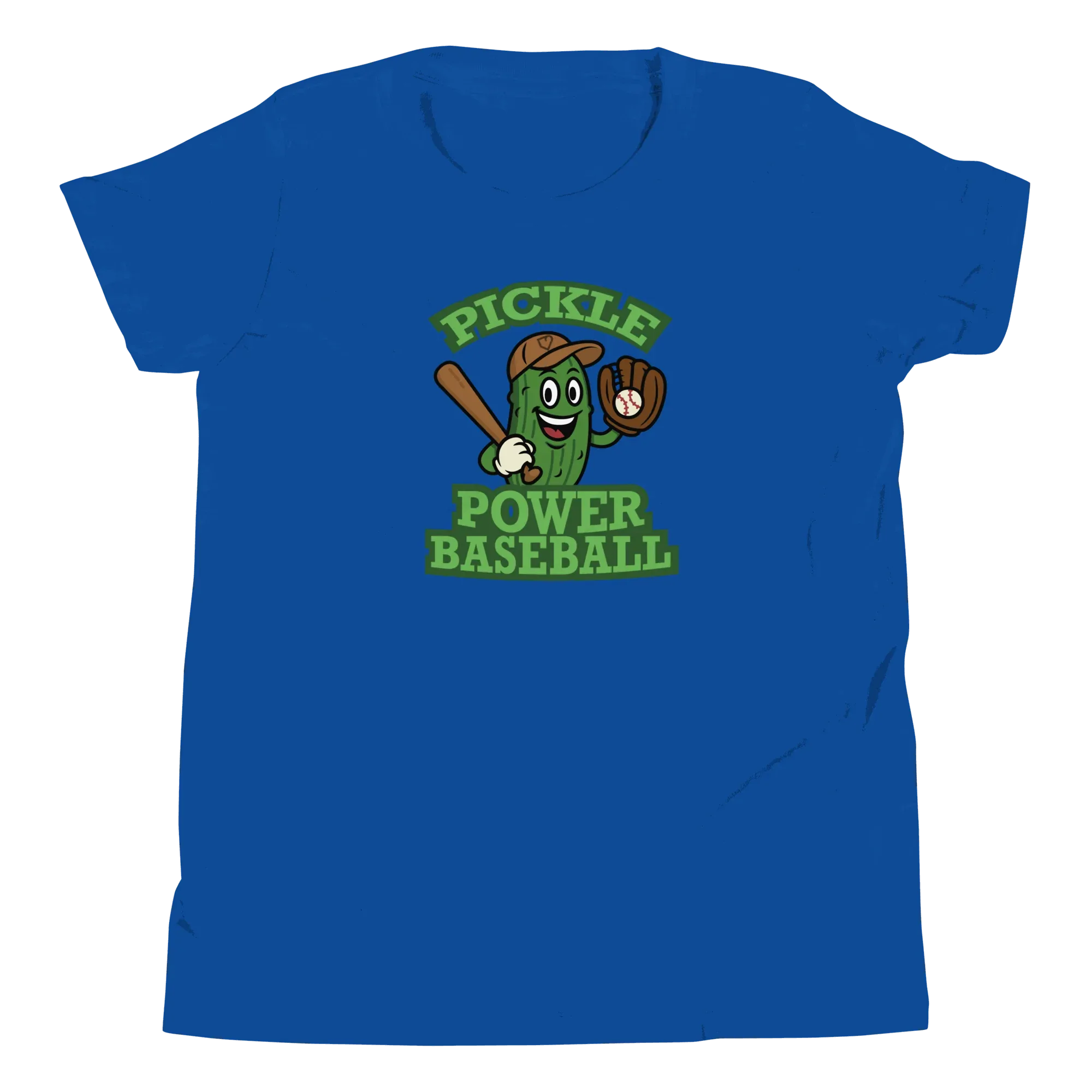 YOUTH PICKLE POWER BASEBALL SHIRT PLATEHEART - PlateHeart