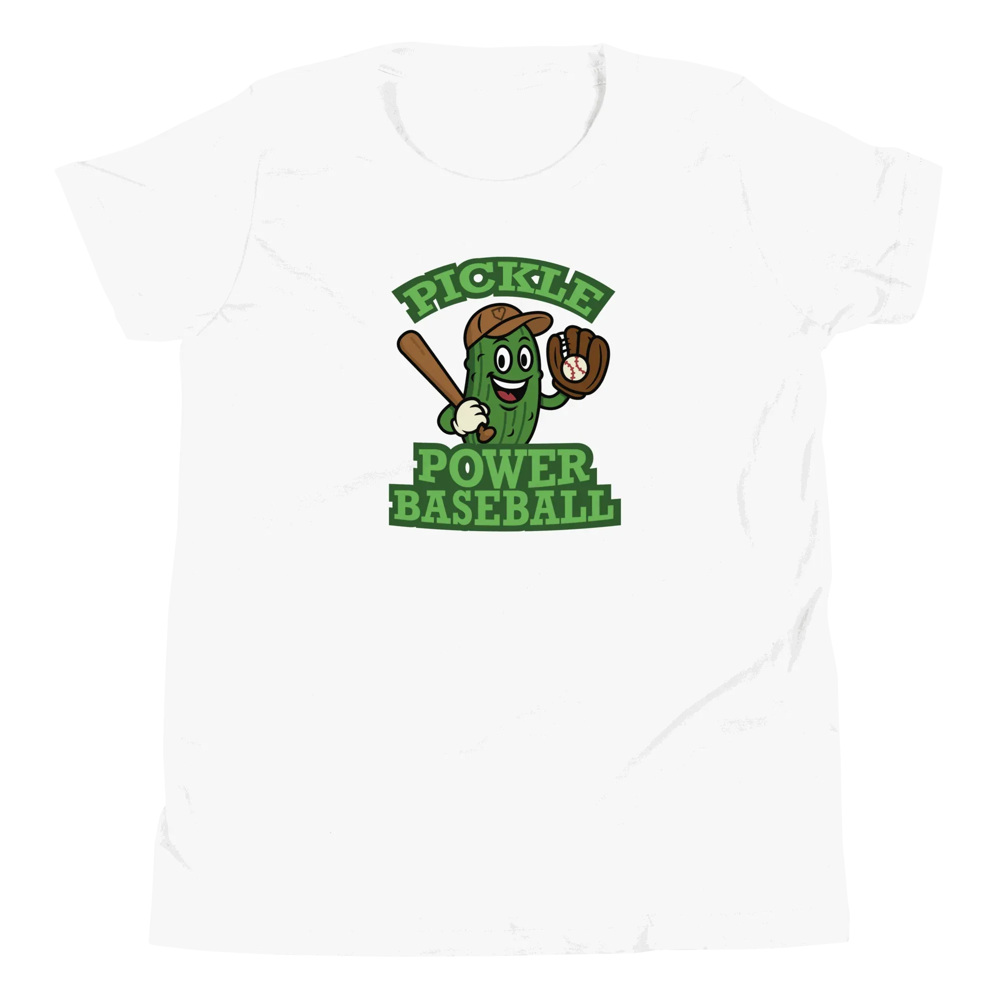 YOUTH PICKLE POWER BASEBALL SHIRT PLATEHEART - PlateHeart