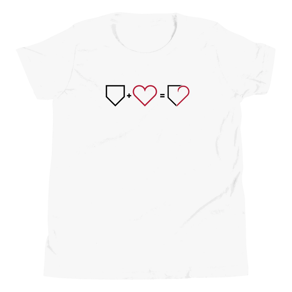 YOUTH SHORT SLEEVE T-SHIRT PLATE HEART PLATEHEART - PlateHeart
