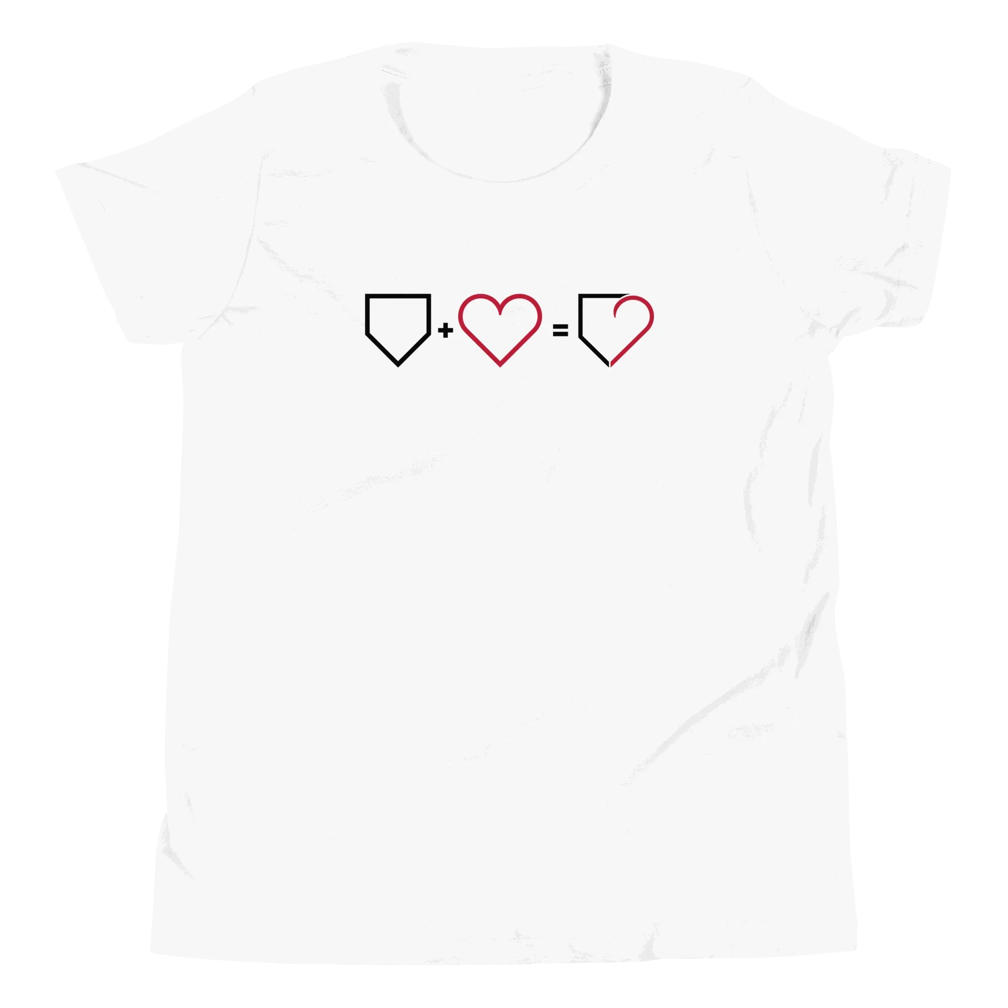 YOUTH SHORT SLEEVE T-SHIRT PLATE HEART PLATEHEART - PlateHeart